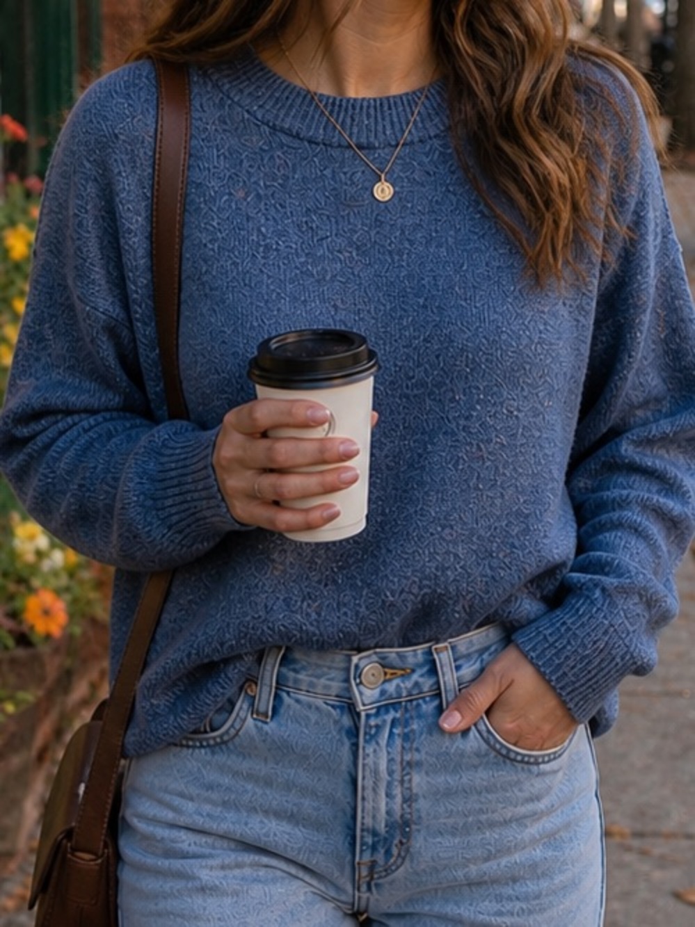 H&M Blue Sweater